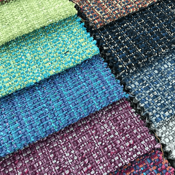 Tweed fabric by the yard