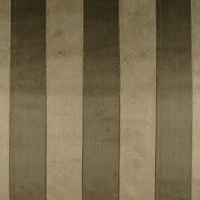 Velvet Stripe Taupe Brown Fabric