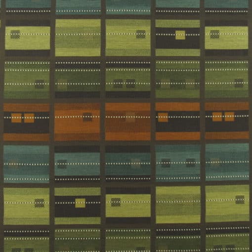 Contemporary Squares Multi Upholstery Fabric