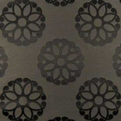Brown Medallion Upholstery Fabric
