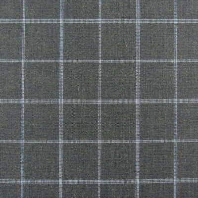 Culp Fabrics Sterlington Smoke gray plaid upholstery fabric