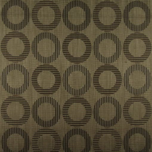 Frenzy Cafe Brown Circles Upholstery Fabric