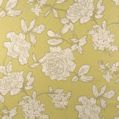 Magnolia Home Fashions Gramercy Butter Floral Fabric