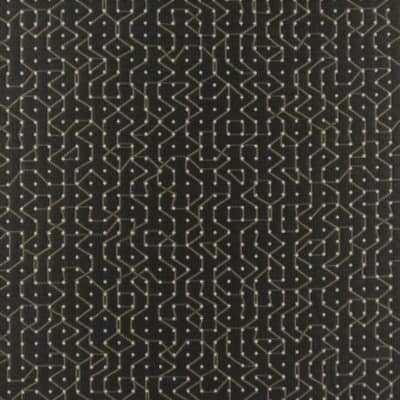 Point Sepia Brown Abstract Upholstery Fabric