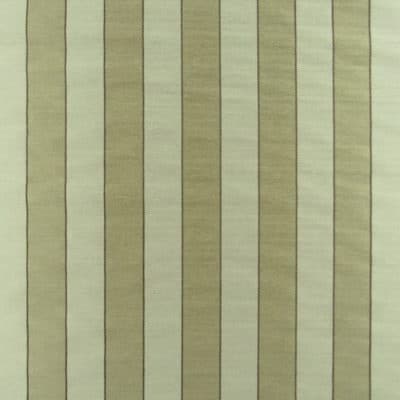 Tan Gold Stripe Polyester Drapery Fabric