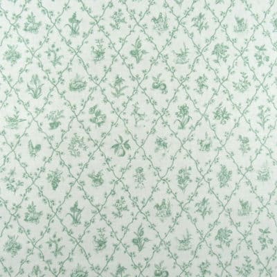 Waverly Fabrics Tiny Toile Green
