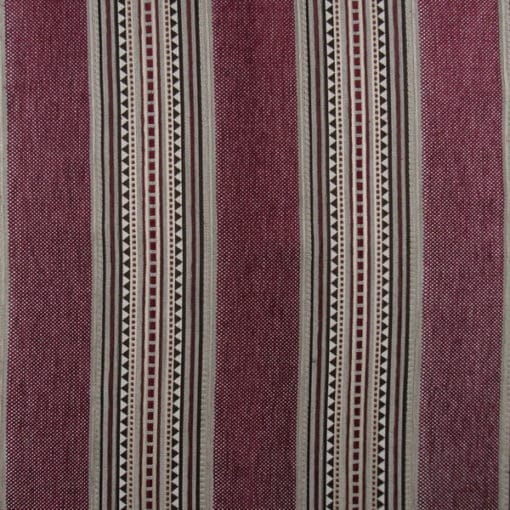 Craftsman Stripe Ruby Upholstery Fabric