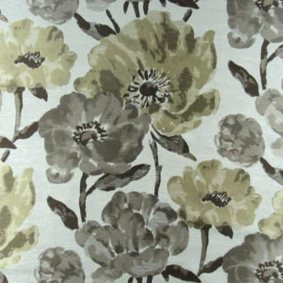 Stoneflower Mineral Floral Jacquard Fabric