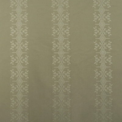 Asian Trellis Beige Stripe Fabric