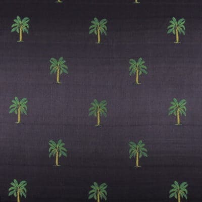 Purple Palm Tree Fabric