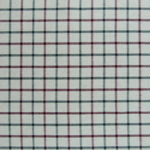 Cotton Check Burgundy Green | On Sale | 1502 Fabrics