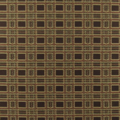 Drayton Plaid Brown Upholstery Fabric