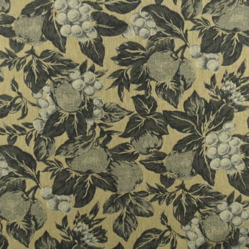 Fruit Delight Greystone Upholstery Fabric