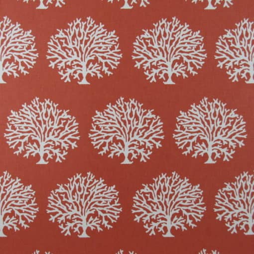 Golding Fabrics Tree Coral Coral Fabric