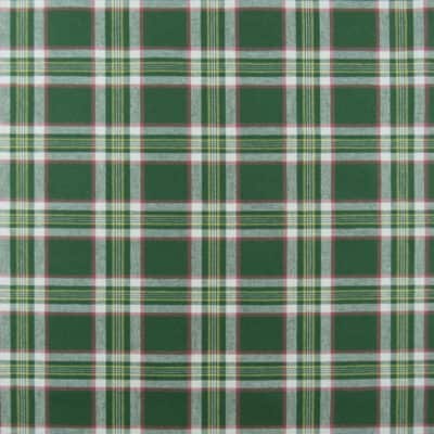 Green Cotton Plaid 9 Yard Remnant