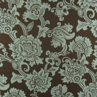 Herbst Floral Brown Green Fabric
