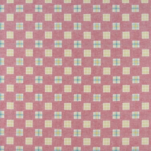 Patchwork Pink Cotton Fabric