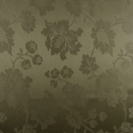 Tan Floral Cotton Fabric