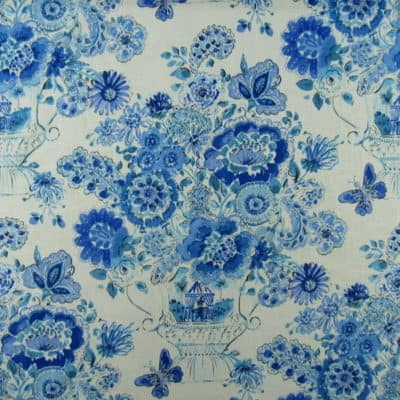 Waverly Dena Home Blissful Bouquet Blueberry Fabric