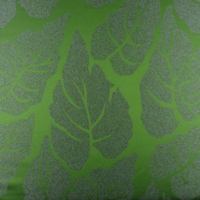 Rubelli Textiles Leaf Green Gray Fabric