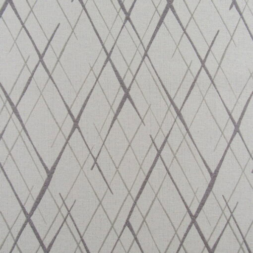 Die Cut Beige 6.5 Yard Remnant woven abstract diamond design in beige and taupe for upholstery, cushions, pillows. 6 1/2 Yard Remnant for $42.00