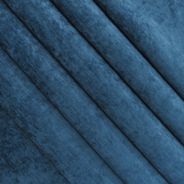 Crypton Home Lush Storm Teal Blue Velvet Fabric | 1502 Fabrics