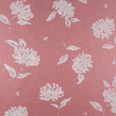 Robert Allen Pink White Floral Fabric