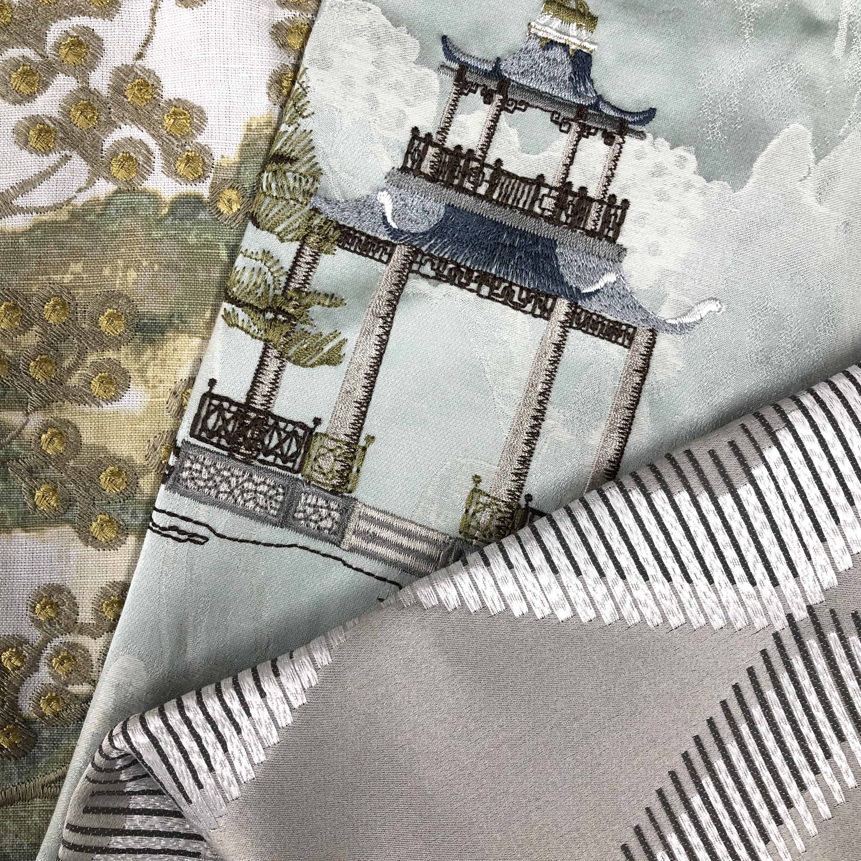Magnolia Embroidery Fabric