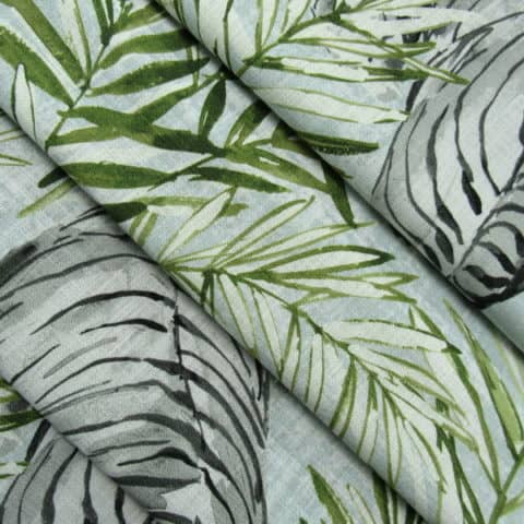 Hamilton Fabrics Maharani Snow Tropical Tiger Fabric | 1502 Fabrics