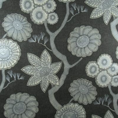 PKaufmann Gloss Onyx Floral Fabric