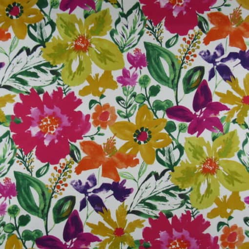 Covington Fabrics Okeefe Roseus floral cotton print fabric