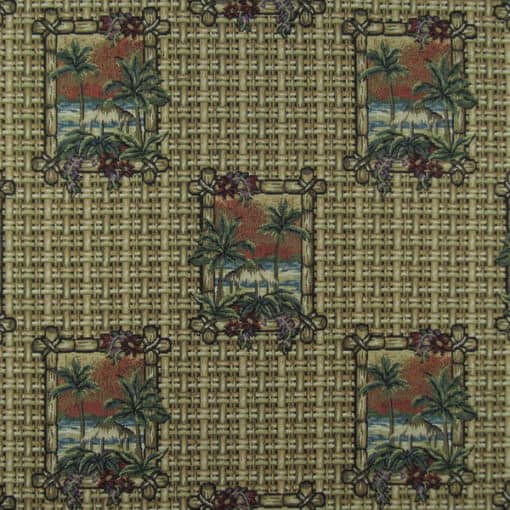 Paradise Rattan Tapestry Fabric