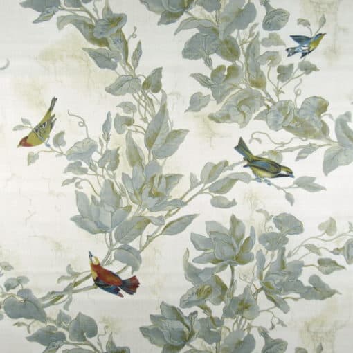 Heritage Windsong Parchment Bird Fabric