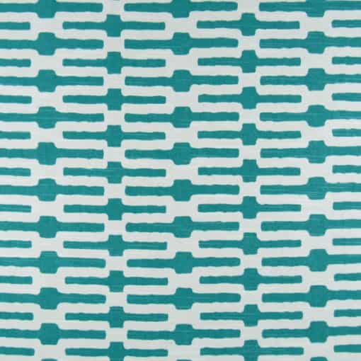 Annie Selke Links Turquoise Fabric