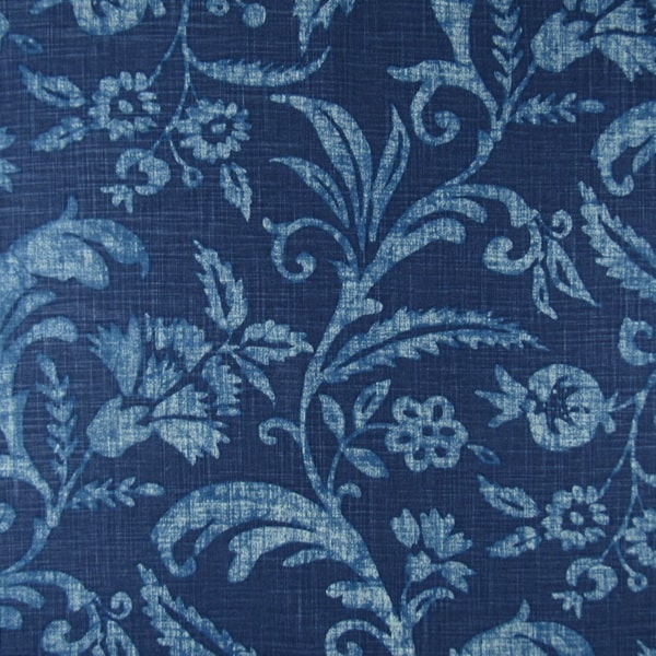 Hamilton Floral Blue Fabric