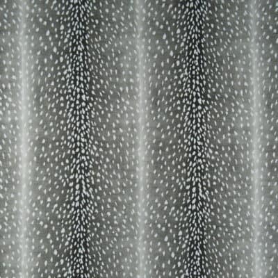 Antelope Stripe Charcoal print fabric