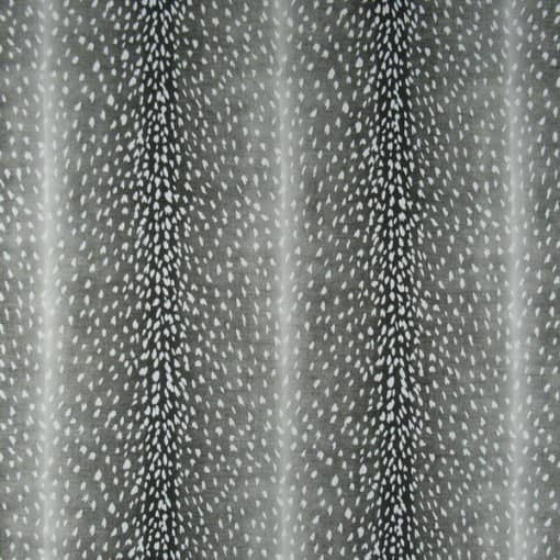 Antelope Stripe Charcoal print fabric