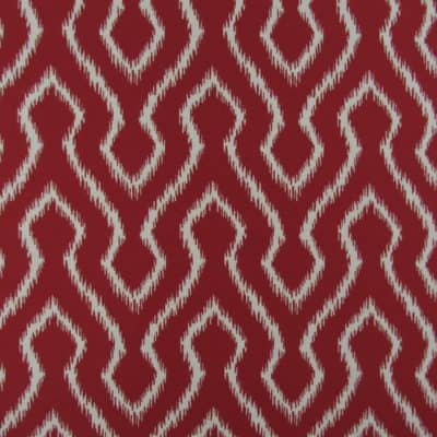 Bowie Red Geometric 8 Yard Remnant