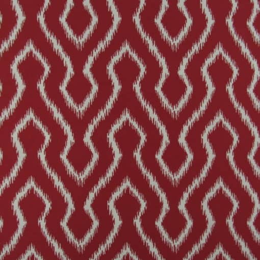 Bowie Red Geometric 8 Yard Remnant