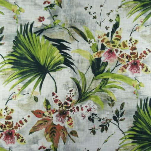 Regal Fabrics Bahari Coral Tropical Print