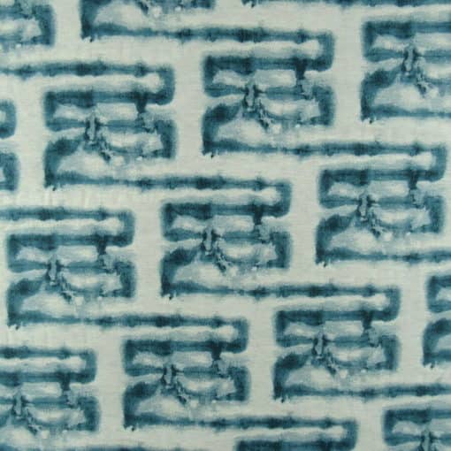 Bianca Teal Contemporary Design upholstery fabric
