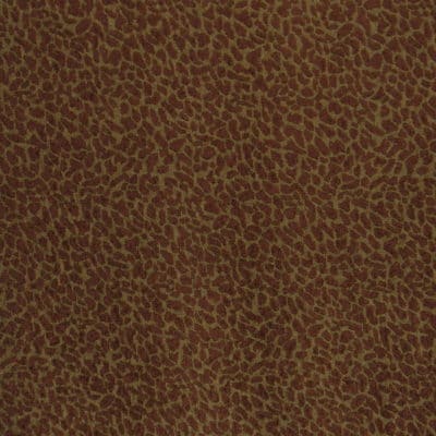 Cheetah Spice Rust Chenille upholstery fabric