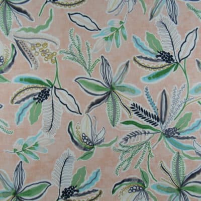 Sunny Daze Blush Tropical Print fabric