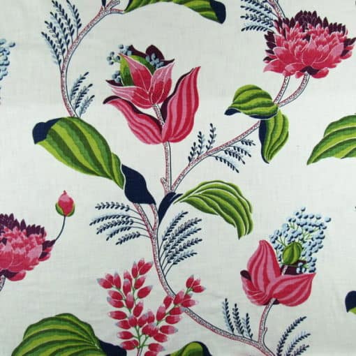 Covington Fabrics Sylvie 722 Fuchsia Floral Fabric