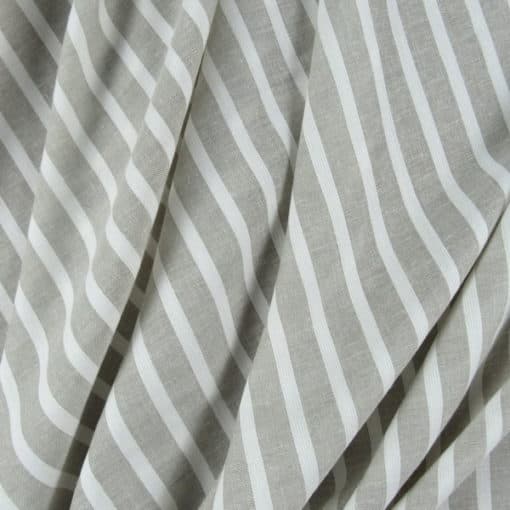 Winchester Stripe Linen Drapery Fabric