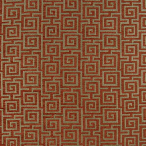 Hermes Mandarin Greek Key upholstery fabric