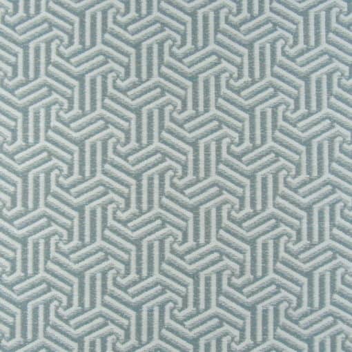 Hollis Mist Geometric Upholstery Fabric