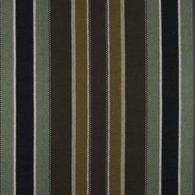 Kabul Stripe Black Bear upholstery fabric