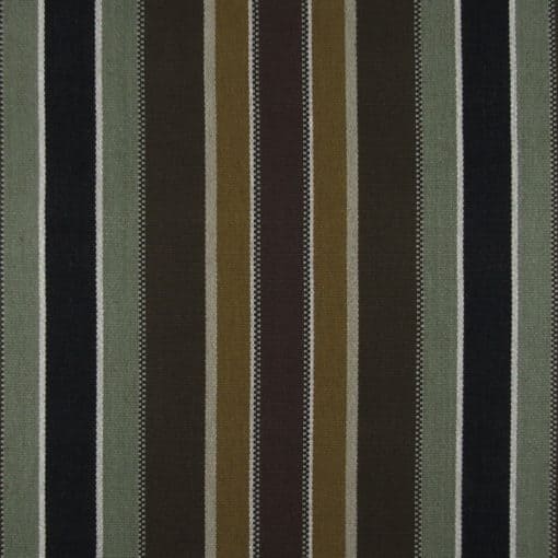 Kabul Stripe Black Bear upholstery fabric