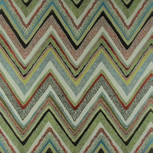Infinity Fabrics Zig Zag Multi chevron upholstery fabric